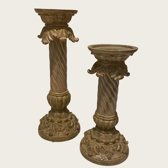 Home Interiors Accents Home Interior Set Of 2 Candle Holders Poshmark